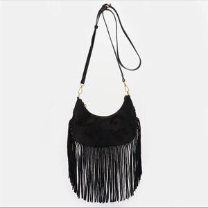 Black Fringe 3am forever  Crossbody Bag - Women